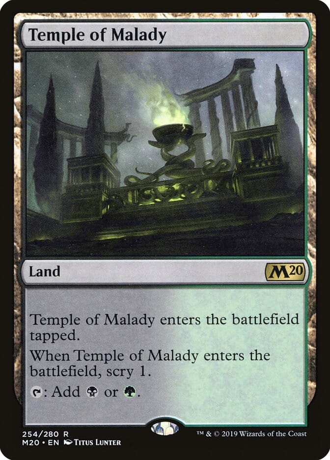 Temple of Malady [Core Set 2020] MTG Single Magic: The Gathering  | Multizone: Comics And Games