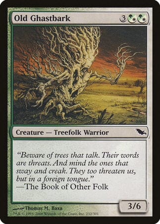 Old Ghastbark [Shadowmoor] MTG Single Magic: The Gathering  | Multizone: Comics And Games