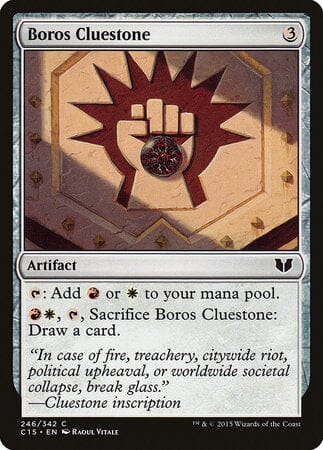 Boros Cluestone [Commander 2015] MTG Single Magic: The Gathering  | Multizone: Comics And Games