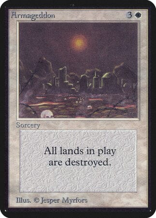 Armageddon [Limited Edition Alpha] MTG Single Magic: The Gathering  | Multizone: Comics And Games