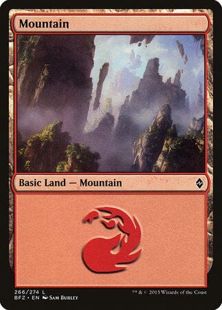 Mountain (266) [Battle for Zendikar] MTG Single Magic: The Gathering  | Multizone: Comics And Games