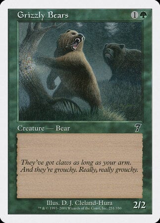 Grizzly Bears [Seventh Edition] MTG Single Magic: The Gathering  | Multizone: Comics And Games