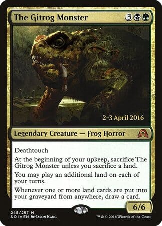 The Gitrog Monster [Shadows over Innistrad Promos] MTG Single Magic: The Gathering  | Multizone: Comics And Games