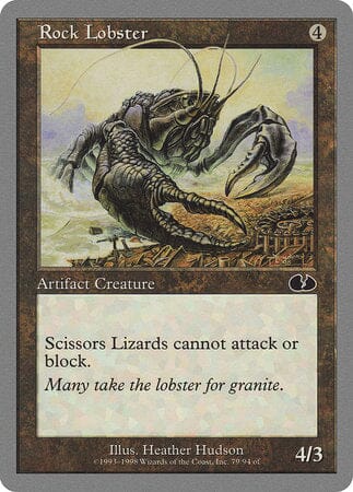 Rock Lobster [Unglued] MTG Single Magic: The Gathering  | Multizone: Comics And Games