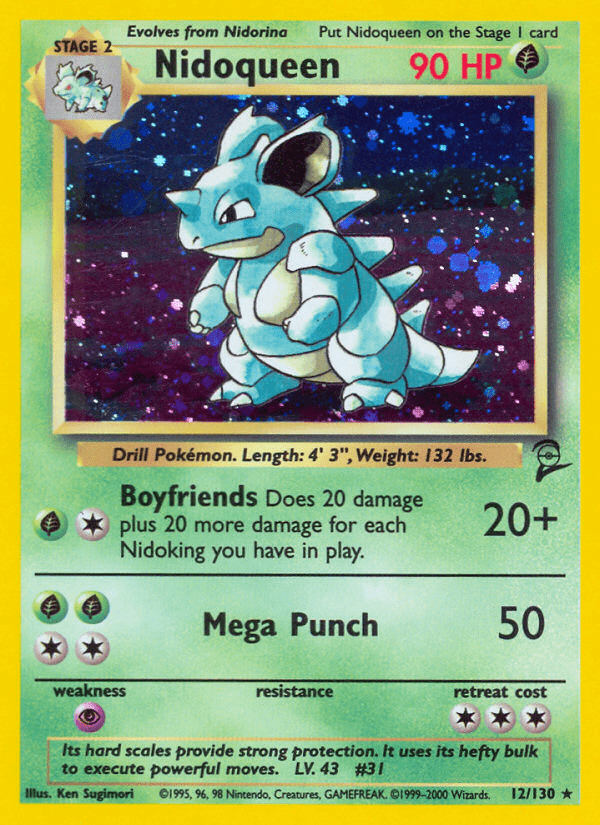 Nidoqueen (12/130) [Base Set 2] Pokemon Single Pokémon  | Multizone: Comics And Games
