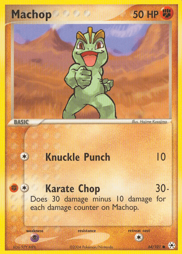 Machop (64/101) [EX: Hidden Legends] Pokemon Single Pokémon  | Multizone: Comics And Games