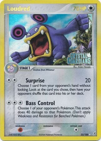 Loudred (23/100) (Stamped) [EX: Crystal Guardians] Pokemon Single Pokémon  | Multizone: Comics And Games