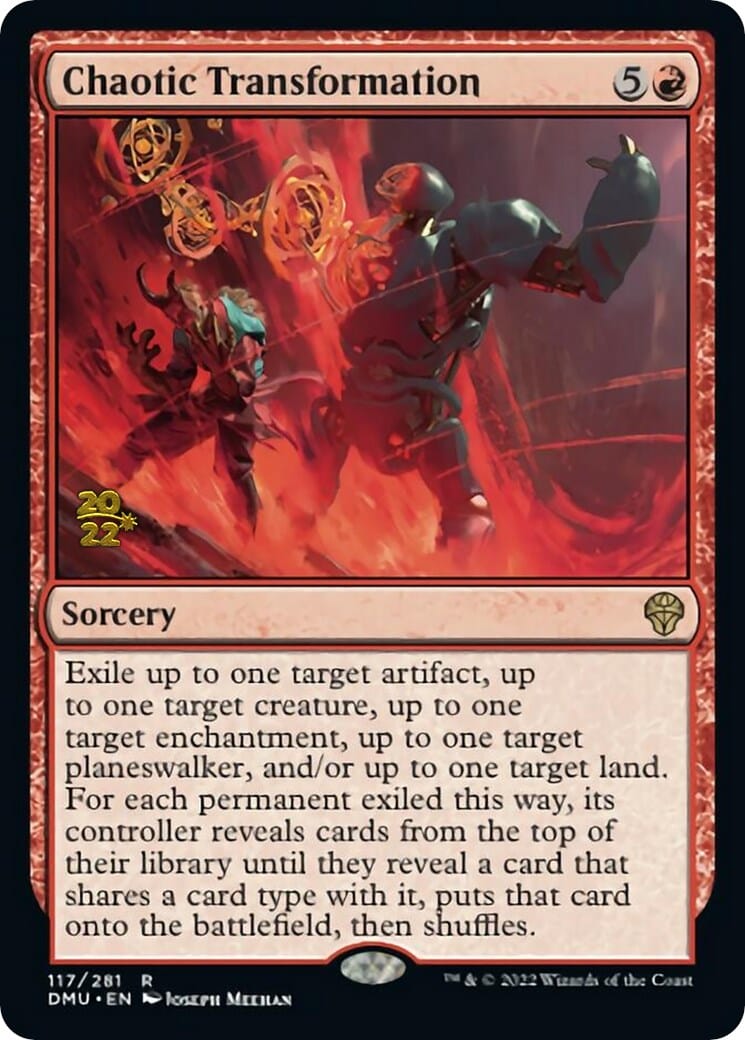 Chaotic Transformation [Dominaria United Prerelease Promos] MTG Single Magic: The Gathering  | Multizone: Comics And Games