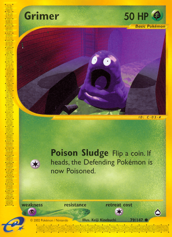 Grimer (79/147) [Aquapolis] Pokemon Single Pokémon  | Multizone: Comics And Games