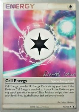 Call Energy (92/100) (Stallgon - David Cohen) [World Championships 2009] Pokemon Single Pokémon  | Multizone: Comics And Games