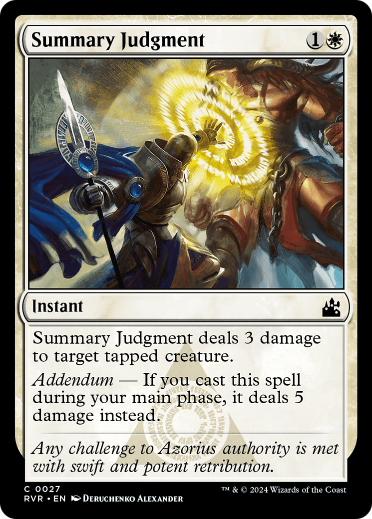 Summary Judgment [Ravnica Remastered] MTG Single Magic: The Gathering  | Multizone: Comics And Games