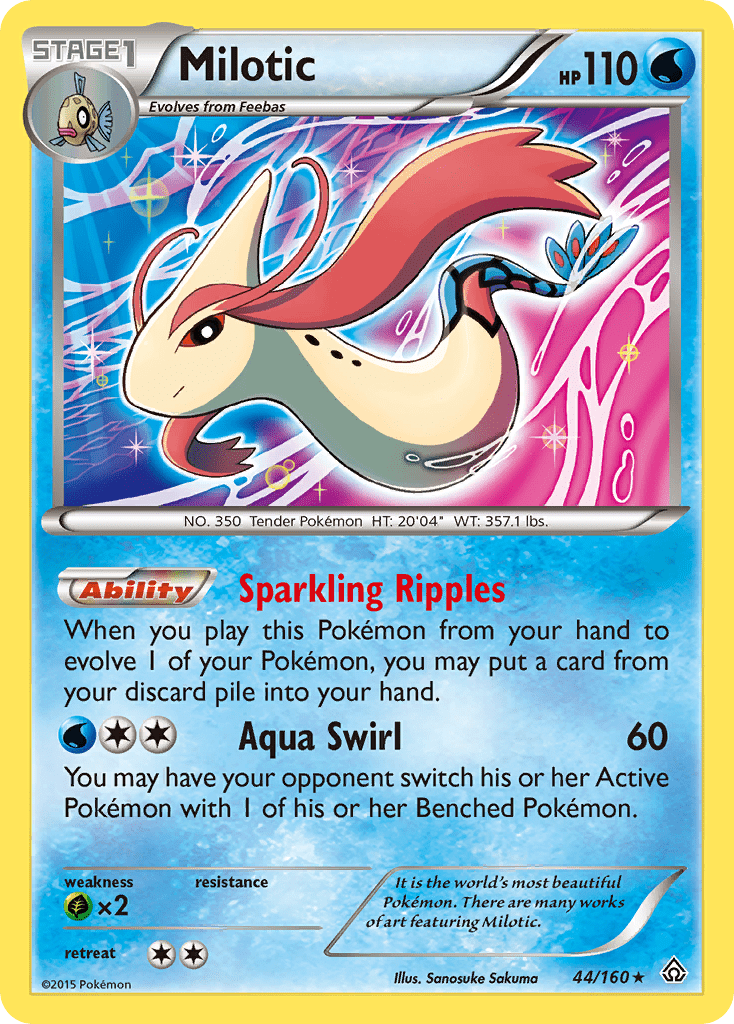 Milotic (44/160) [XY: Primal Clash] Pokemon Single Pokémon  | Multizone: Comics And Games