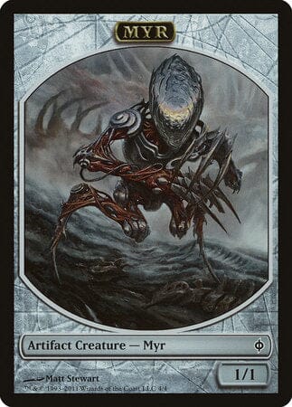 Myr Token [New Phyrexia Tokens] MTG Single Magic: The Gathering  | Multizone: Comics And Games