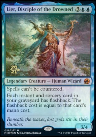 Lier, Disciple of the Drowned [Innistrad: Midnight Hunt Prerelease Promos] MTG Single Magic: The Gathering  | Multizone: Comics And Games
