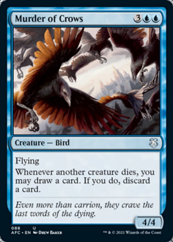 Murder of Crows [Dungeons & Dragons: Adventures in the Forgotten Realms Commander] MTG Single Magic: The Gathering  | Multizone: Comics And Games
