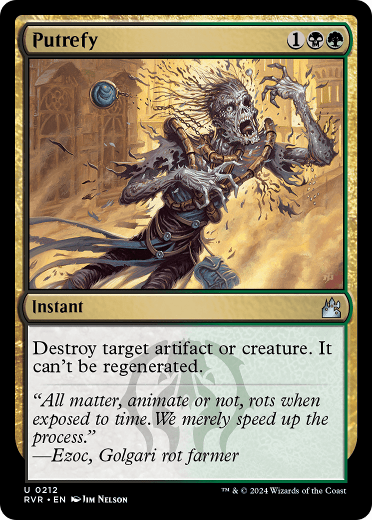 Putrefy [Ravnica Remastered] MTG Single Magic: The Gathering  | Multizone: Comics And Games