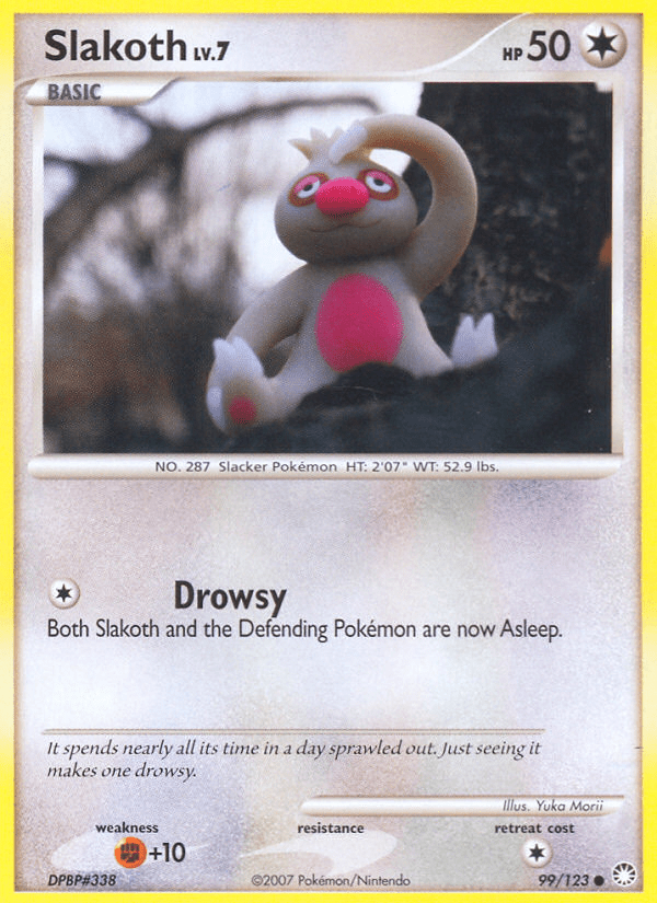 Slakoth (99/123) [Diamond & Pearl: Mysterious Treasures] Pokemon Single Pokémon  | Multizone: Comics And Games