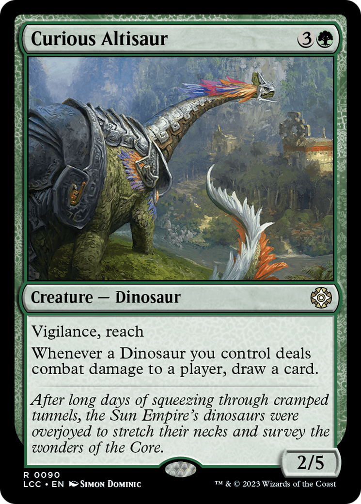 Curious Altisaur [The Lost Caverns of Ixalan Commander] | Multizone: Comics And Games