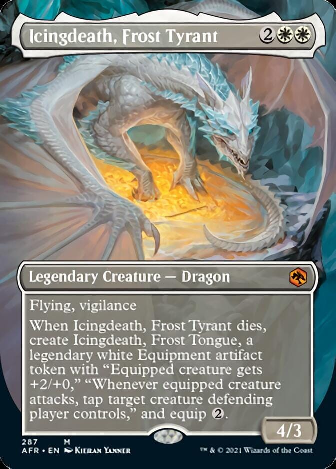 Icingdeath, Frost Tyrant (Extended) [Dungeons & Dragons: Adventures in the Forgotten Realms] MTG Single Magic: The Gathering  | Multizone: Comics And Games