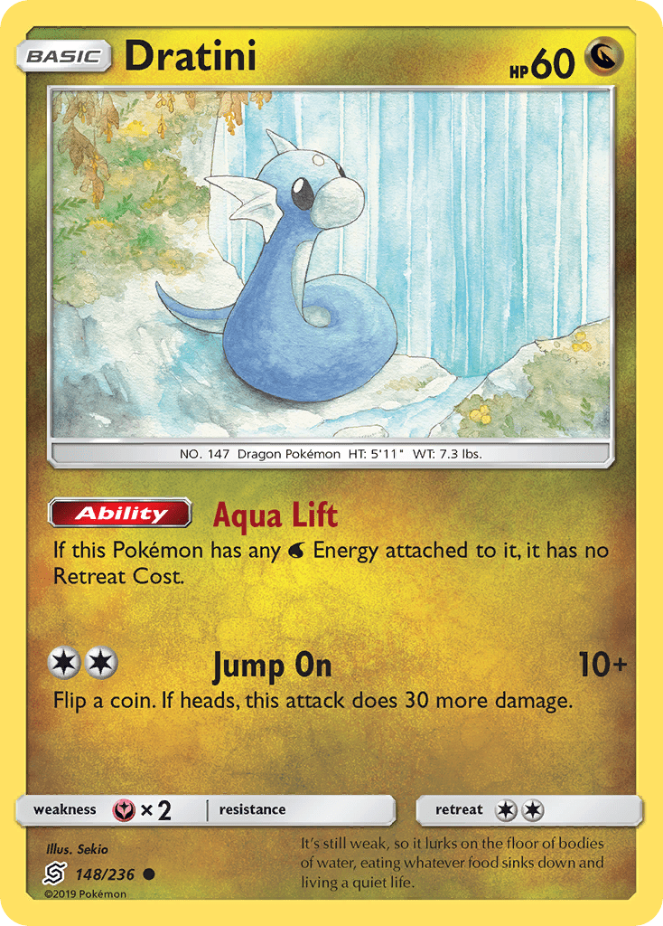 Dratini (148/236) [Sun & Moon: Unified Minds] Pokemon Single Pokémon  | Multizone: Comics And Games