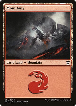 Mountain (261) [Dragons of Tarkir] MTG Single Magic: The Gathering  | Multizone: Comics And Games