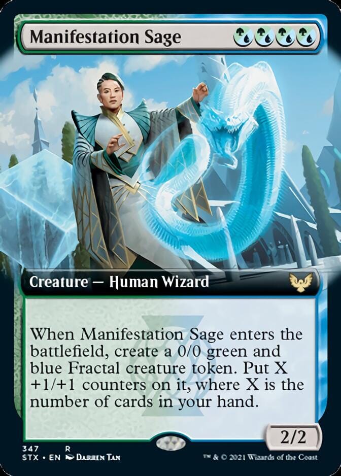 Manifestation Sage (Extended) [Strixhaven: School of Mages] MTG Single Magic: The Gathering  | Multizone: Comics And Games