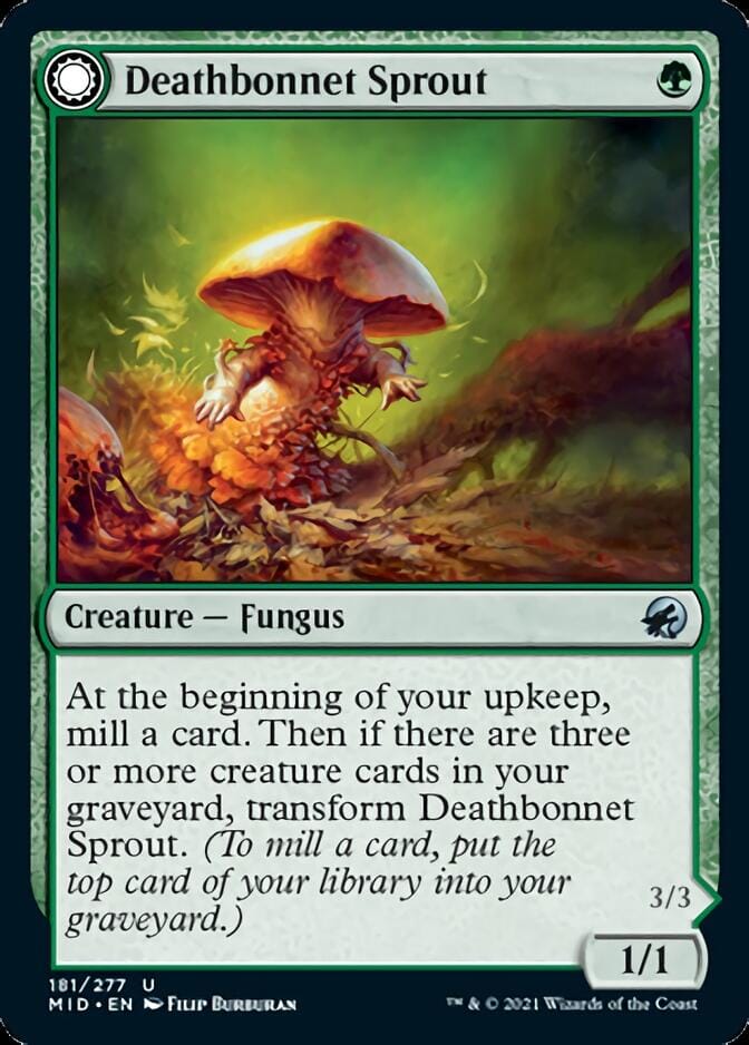 Deathbonnet Sprout // Deathbonnet Hulk [Innistrad: Midnight Hunt] MTG Single Magic: The Gathering  | Multizone: Comics And Games