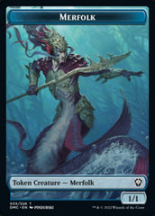 Bird (002) // Merfolk Double-sided Token [Dominaria United Tokens] MTG Single Magic: The Gathering  | Multizone: Comics And Games