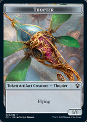 Golem (027) // Thopter Token [Commander 2021 Tokens] MTG Single Magic: The Gathering  | Multizone: Comics And Games