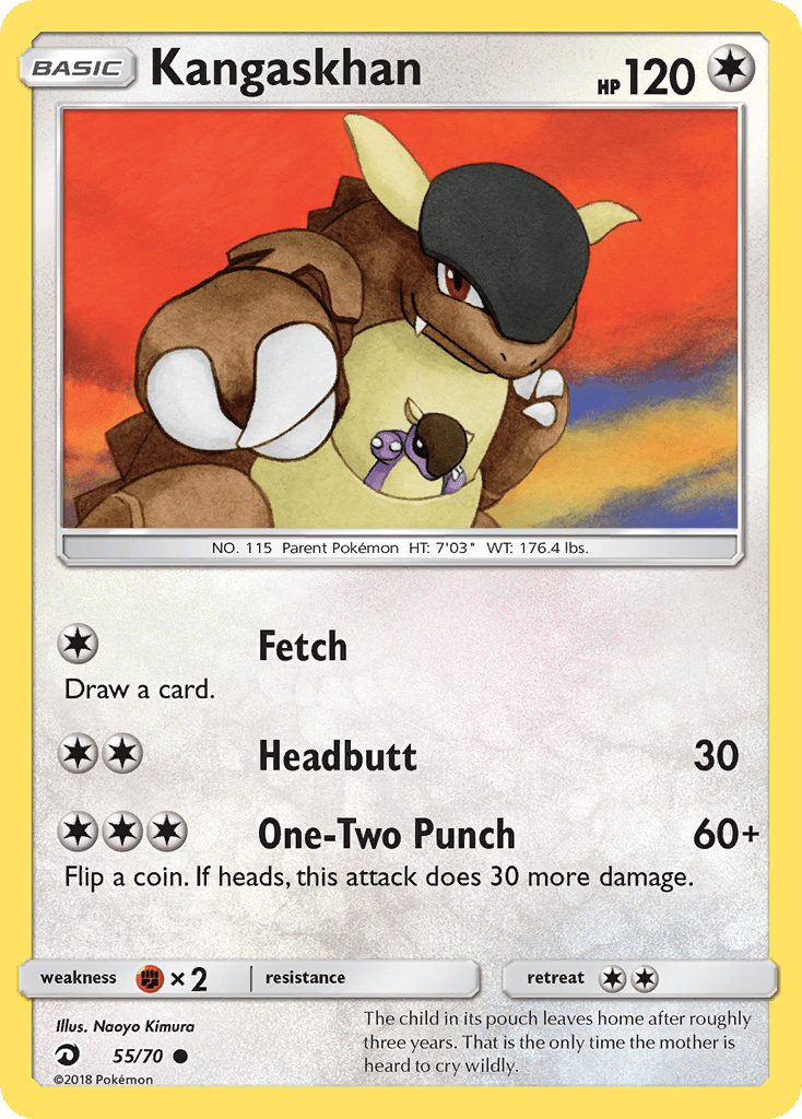 Kangaskhan (55/70) [Sun & Moon: Dragon Majesty] Pokemon Single Pokémon  | Multizone: Comics And Games