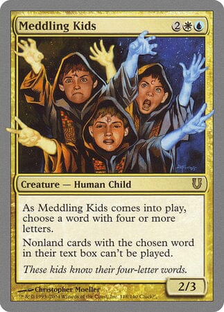 Meddling Kids [Unhinged] MTG Single Magic: The Gathering  | Multizone: Comics And Games