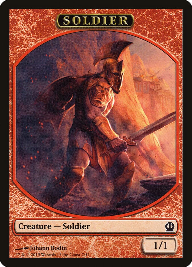 Soldier (7/11) [Theros Tokens] MTG Single Magic: The Gathering  | Multizone: Comics And Games