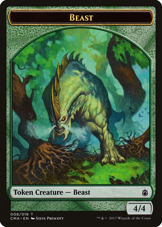 Beast (008/019) [Commander Anthology Tokens] MTG Single Magic: The Gathering  | Multizone: Comics And Games