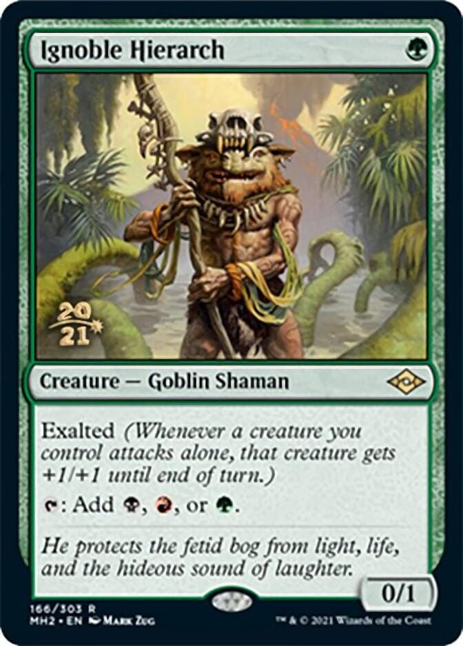 Ignoble Hierarch [Modern Horizons 2 Prerelease Promos] MTG Single Magic: The Gathering  | Multizone: Comics And Games