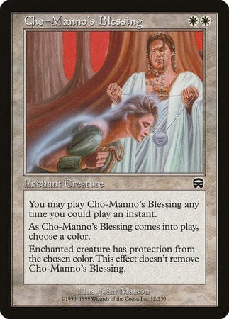 Cho-Manno's Blessing [Mercadian Masques] MTG Single Magic: The Gathering  | Multizone: Comics And Games