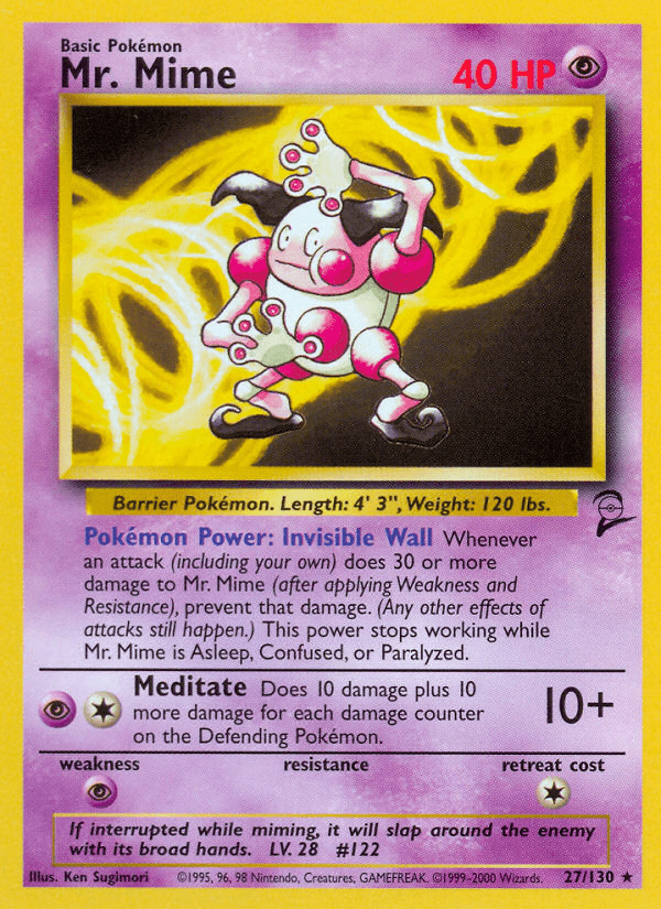 Mr. Mime (27/130) [Base Set 2] Pokemon Single Pokémon  | Multizone: Comics And Games