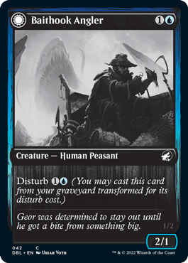 Baithook Angler // Hook-Haunt Drifter [Innistrad: Double Feature] MTG Single Magic: The Gathering  | Multizone: Comics And Games