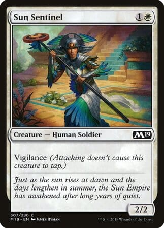 Sun Sentinel [Core Set 2019] MTG Single Magic: The Gathering  | Multizone: Comics And Games