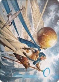 Linvala, Shield of Sea Gate Art Card [Zendikar Rising Art Series] MTG Single Magic: The Gathering  | Multizone: Comics And Games