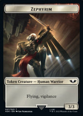 Soldier (002) // Zephyrim Double-sided Token (Surge Foil) [Universes Beyond: Warhammer 40,000 Tokens] MTG Single Magic: The Gathering  | Multizone: Comics And Games