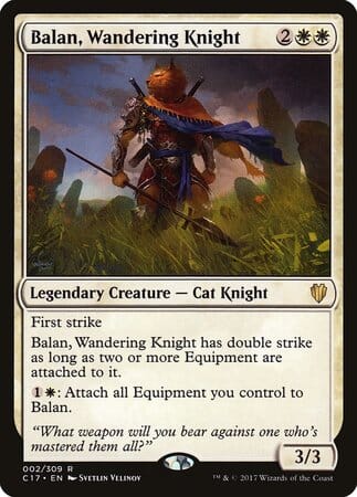 Balan, Wandering Knight [Commander 2017] MTG Single Magic: The Gathering  | Multizone: Comics And Games