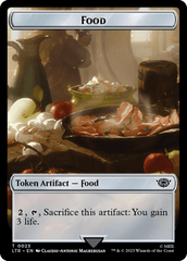Ballistic Boulder // Food (0023) Double-Sided Token (Surge Foil) [The Lord of the Rings: Tales of Middle-Earth Tokens] MTG Single Magic: The Gathering  | Multizone: Comics And Games