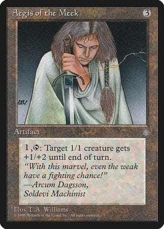 Aegis of the Meek [Ice Age] MTG Single Magic: The Gathering  | Multizone: Comics And Games