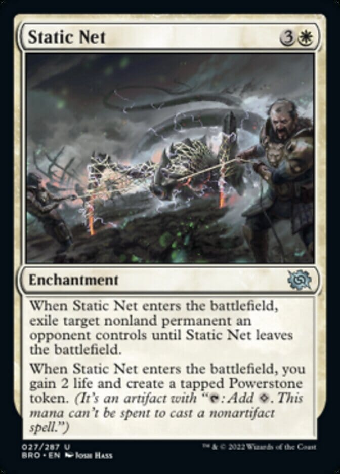 Static Net [The Brothers' War] MTG Single Magic: The Gathering  | Multizone: Comics And Games