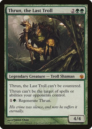 Thrun, the Last Troll [Mirrodin Besieged] MTG Single Magic: The Gathering  | Multizone: Comics And Games