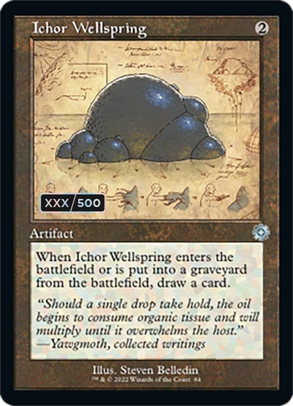 Ichor Wellspring (Retro Schematic) (Serial Numbered) [The Brothers' War Retro Artifacts] MTG Single Magic: The Gathering  | Multizone: Comics And Games