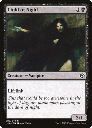 Child of Night [Iconic Masters] MTG Single Magic: The Gathering  | Multizone: Comics And Games