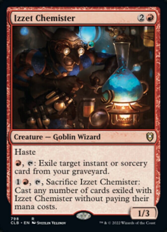 Izzet Chemister [Commander Legends: Battle for Baldur's Gate] MTG Single Magic: The Gathering  | Multizone: Comics And Games
