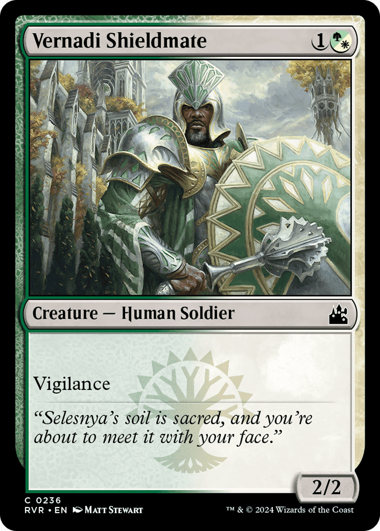Vernadi Shieldmate [Ravnica Remastered] MTG Single Magic: The Gathering  | Multizone: Comics And Games