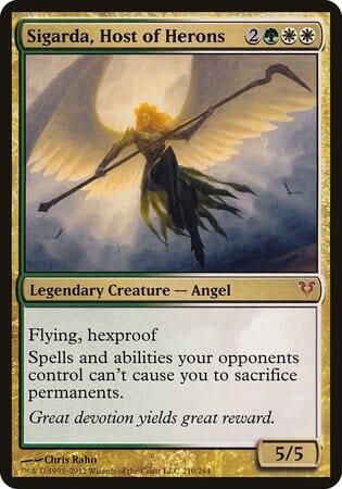 Sigarda, Host of Herons (Oversized) [Open the Helvault] MTG Single Magic: The Gathering  | Multizone: Comics And Games